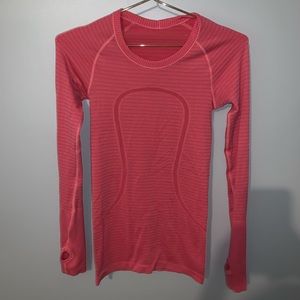 pink lululemon long sleeve